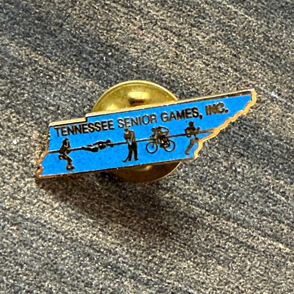 Tennessee Senior Games‎ Pin Lapel State Shape Sports Collectible